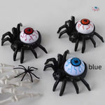 Hoomics 2025 Halloween LED Pumpkin Light Decoration – Spooky Spider Back Candle & Eyeball Lamp for Home