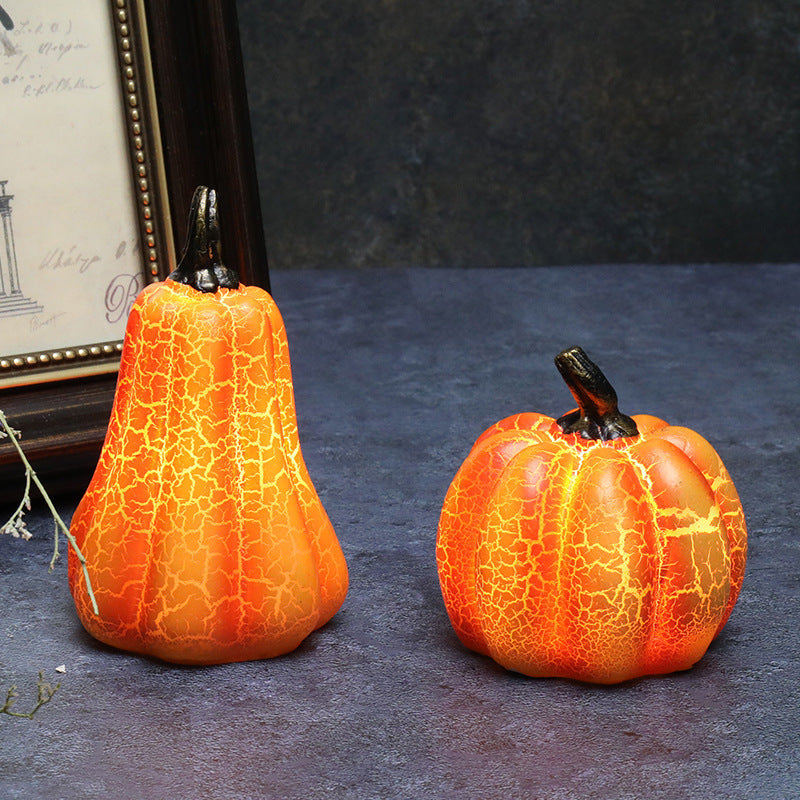 Hoomics Halloween Pumpkin LED Candle Lights – Spooky Decorative Lanterns & Props for Home