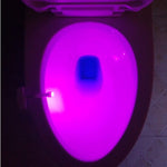 Hoomics Motion Activated Toilet Night Light – 8 Color LED Toilet Bowl Lamp with Motion Sensor