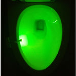 Hoomics Motion Activated Toilet Night Light – 8 Color LED Toilet Bowl Lamp with Motion Sensor