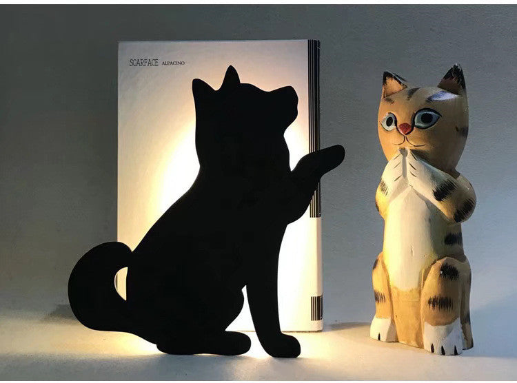Hoomics LED Animal Night Light – Cat & Dog Design, Sound Sensor Kids Sleep Lamp