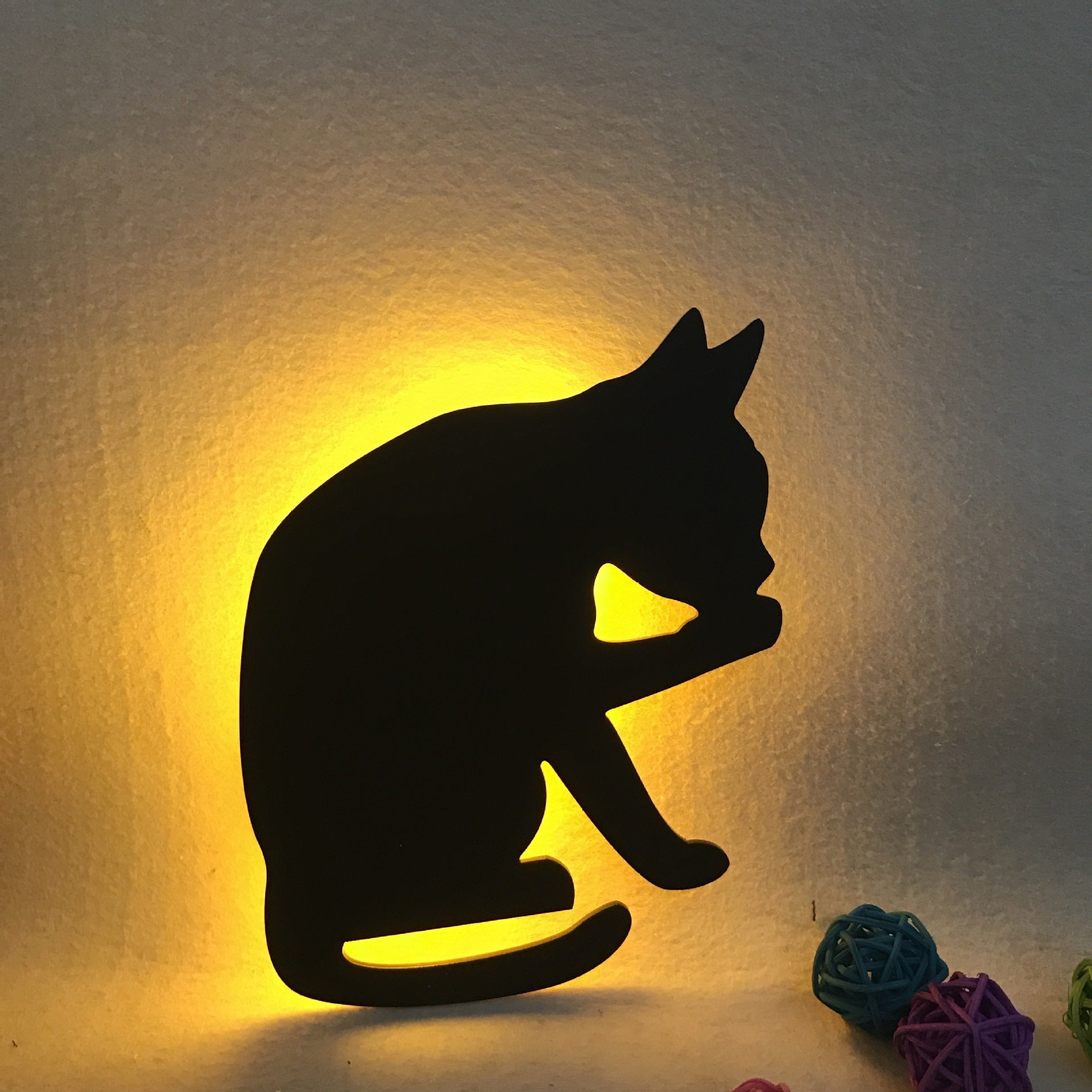 Hoomics LED Animal Night Light – Cat & Dog Design, Sound Sensor Kids Sleep Lamp
