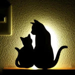 Hoomics LED Animal Night Light – Cat & Dog Design, Sound Sensor Kids Sleep Lamp