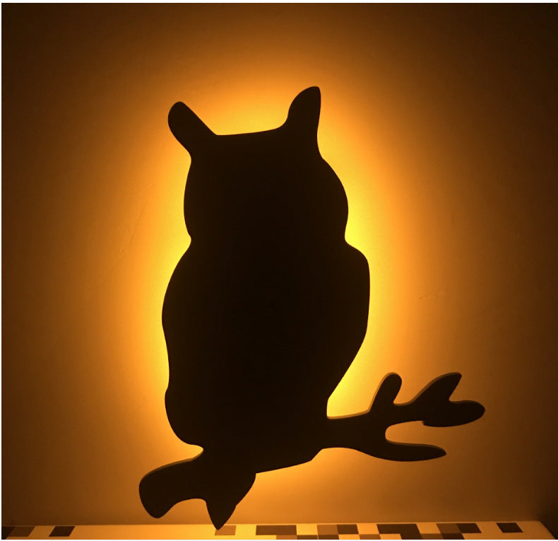 Hoomics LED Animal Night Light – Cat & Dog Design, Sound Sensor Kids Sleep Lamp