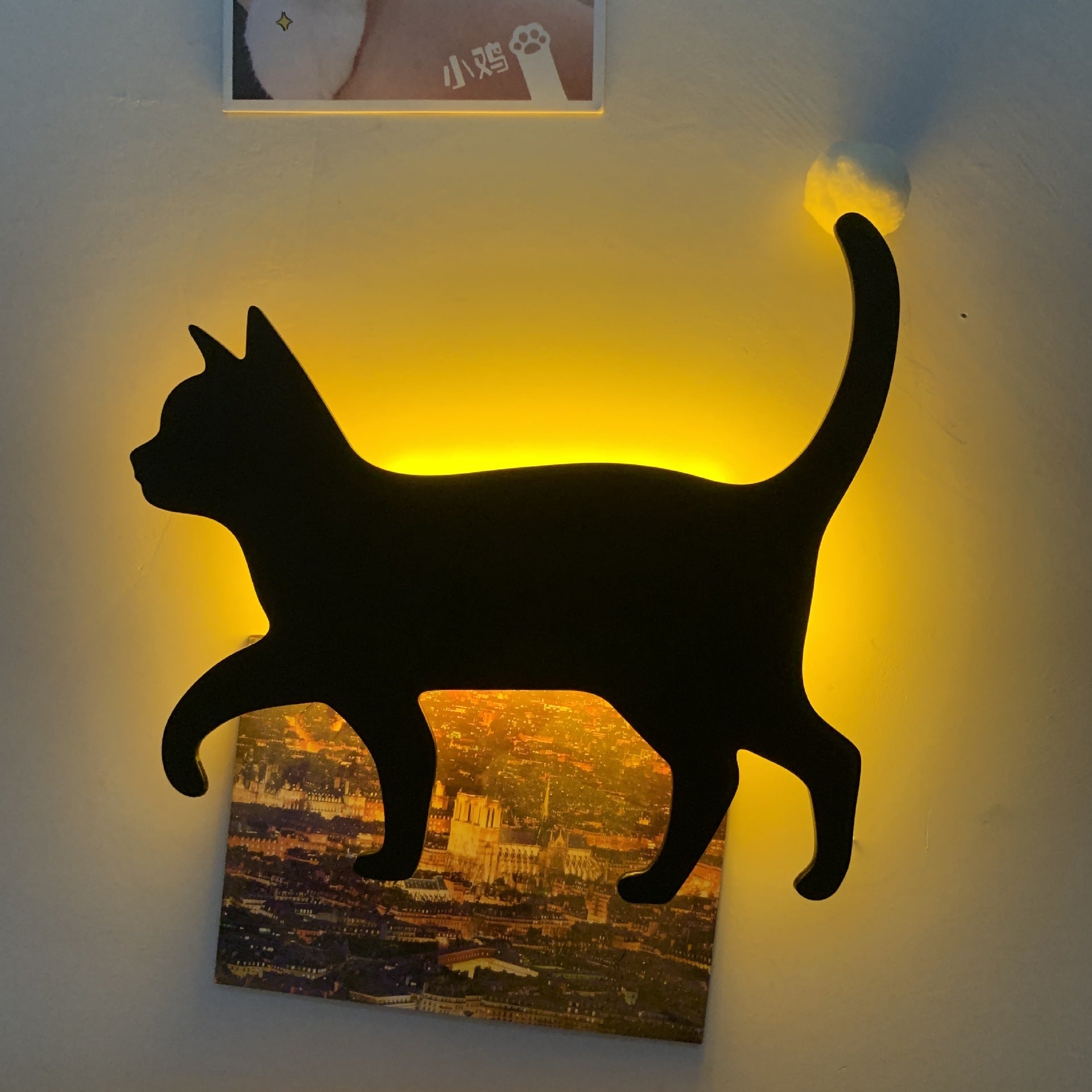 Hoomics LED Animal Night Light – Cat & Dog Design, Sound Sensor Kids Sleep Lamp