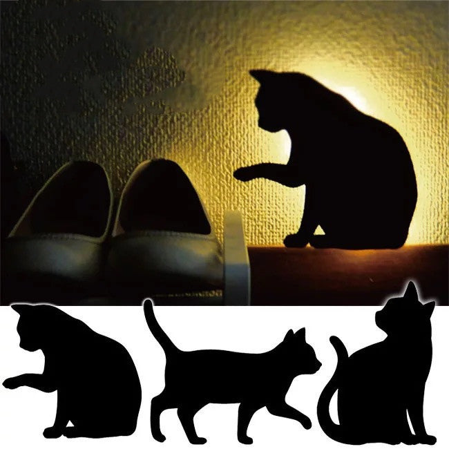 Hoomics LED Animal Night Light – Cat & Dog Design, Sound Sensor Kids Sleep Lamp