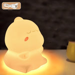 Hoomics Soft Silicone Night Light for Kids – Cartoon Night Lamp & Decompression Toy