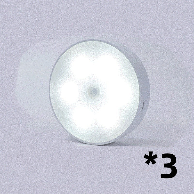 Hoomics Buy Motion Sensor Night Light – USB Rechargeable Wireless LED Puck Lamp for Kitchen, Cabinet & Home