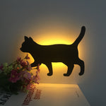 Hoomics LED Animal Night Light – Cat & Dog Design, Sound Sensor Kids Sleep Lamp