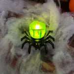 Hoomics 2025 Halloween LED Pumpkin Light Decoration – Spooky Spider Back Candle & Eyeball Lamp for Home