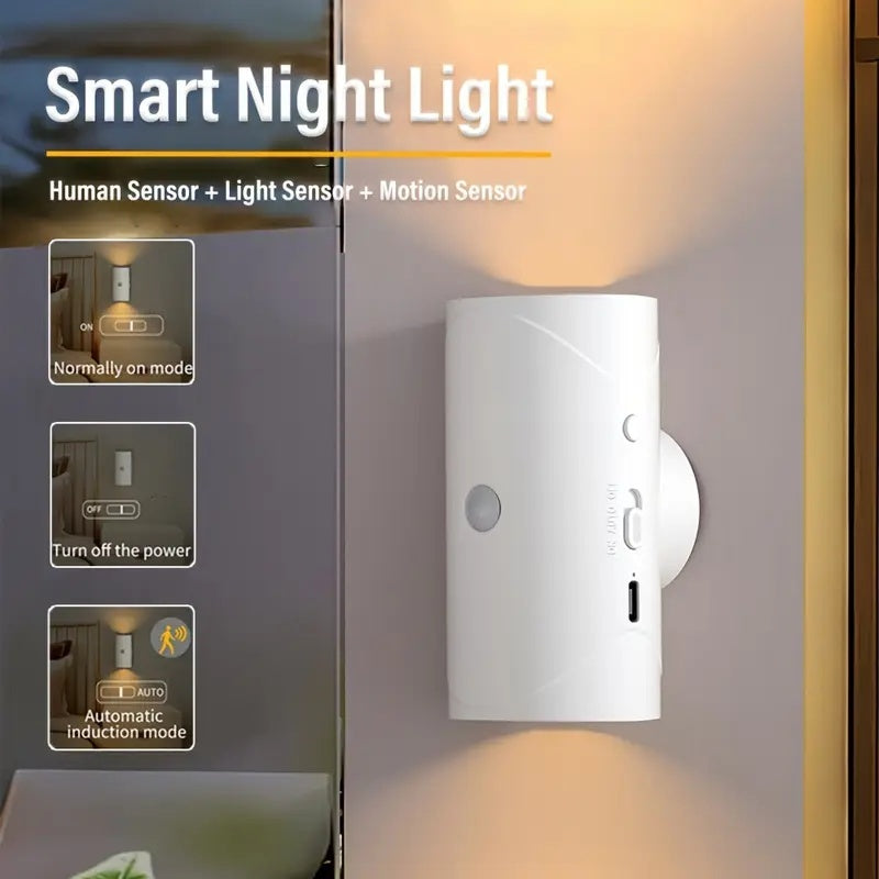 Hoomics motion sensor led night light RGB  with Rechargeable Lamp