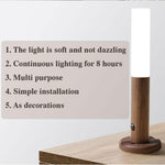 Hoomics Auto LED USB Magnetic Motion Activated Light – Wireless Wood Lamp