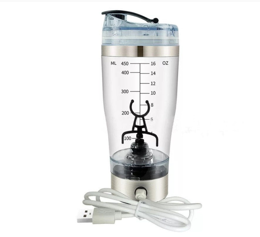 Hoomics Portable Electric Protein Mixer Bottle – USB Rechargeable Shaker Cup (600ml)