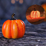 Hoomics Halloween Pumpkin LED Candle Lights – Spooky Decorative Lanterns & Props for Home
